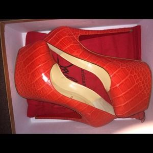 Christian Louboutin Crocodile Daffodils