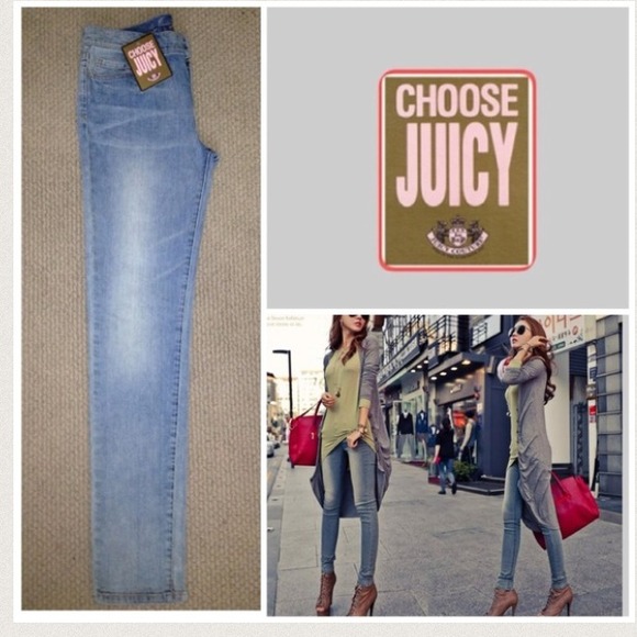 Juice couture light wash jean size 27