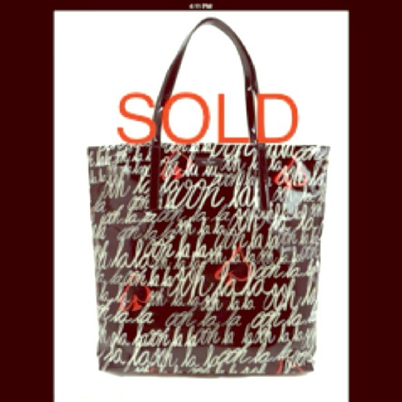 ==SOLD==NWT Kate Spade Ooh La La Bon Daycation Bag