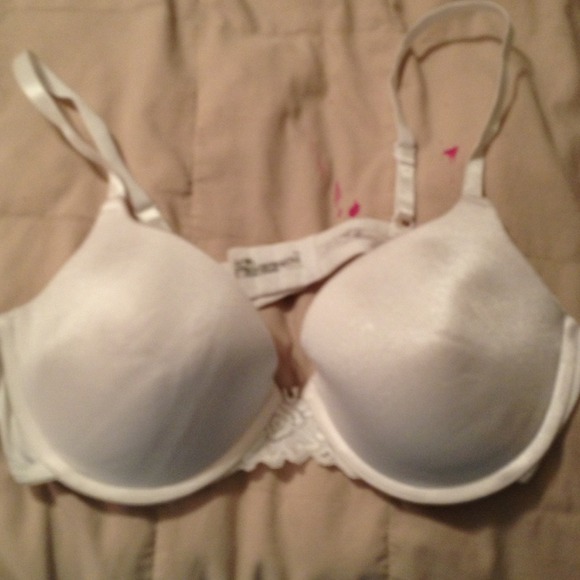 38D White Push up bra