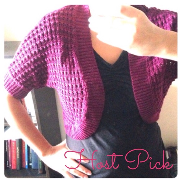 H&M Sweaters - SOLD IN BUNDLE!  H & M maroon bolero sweater