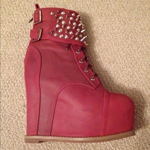 *Reserved* jeffrey Campbell lautrec spike wedge
