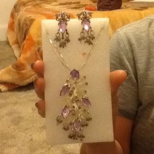 Purple Jewelry set