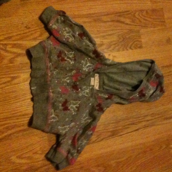 Girl's half hoody