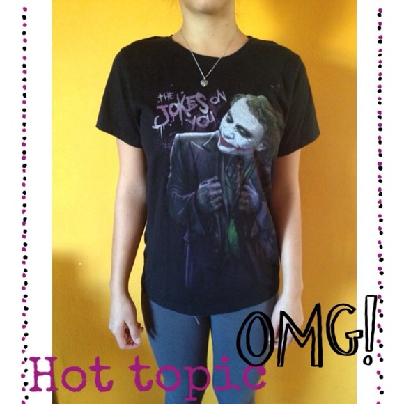 A black joker shirt from Hot topic!😊💕