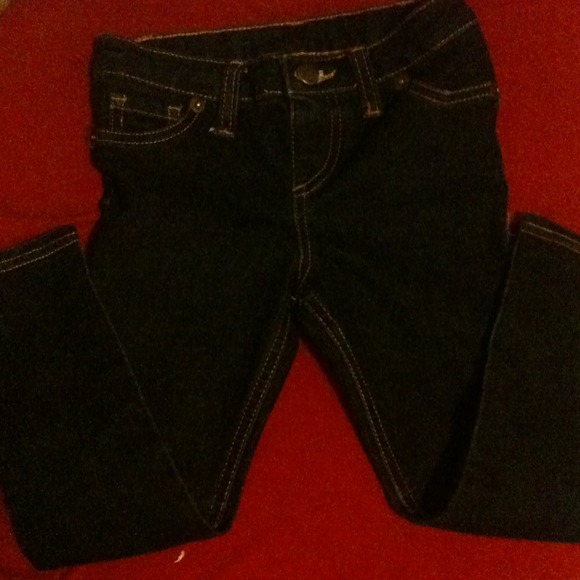 Girls dark skinny jeans