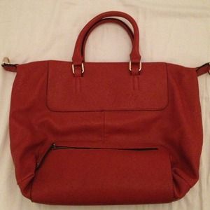 Street level burnt orange colored bag!