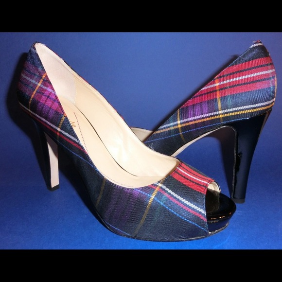 Kate Spade plaid holiday shoes