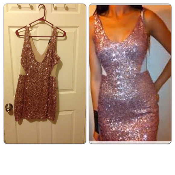 Bebe sequin dress