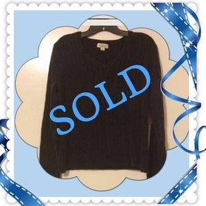 Classic Cable Sweater Black