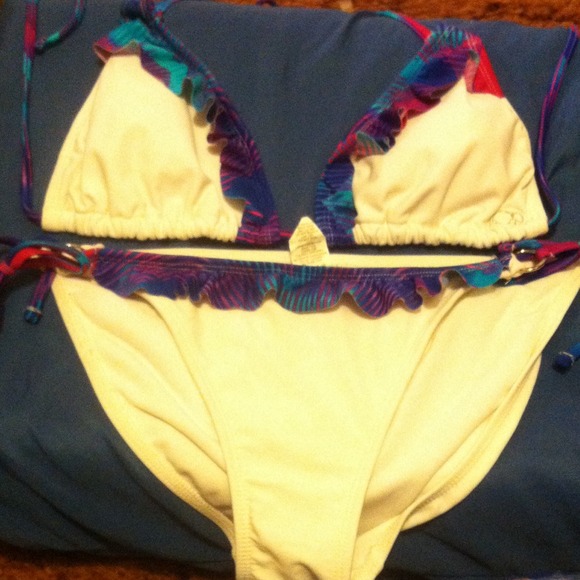 White swim suit