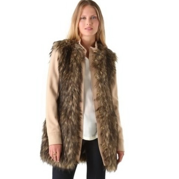🔴sold🔴Rachel Zoe Marianna Faux Fur Coat - Picture 4 of 4
