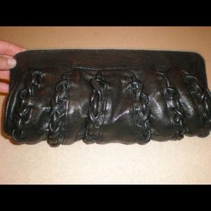 Treesje Ava Clutch, Dark Brown