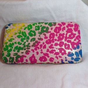 Leopard print wallet