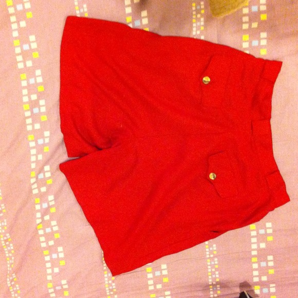 Washable red silk pants - Picture 2 of 3