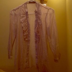 The Limited Silver Sparkle Shirt