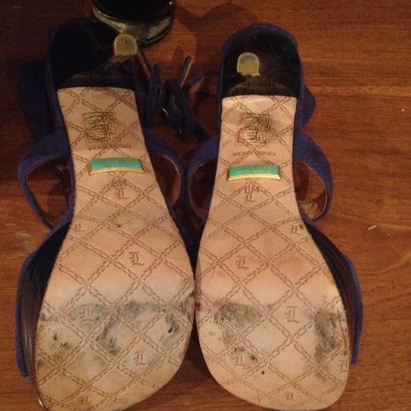 Lamb Purple suede shoes 8 - Picture 3 of 4