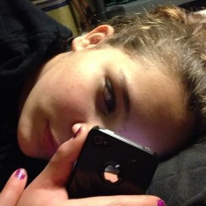 A idiot and her expensive Iphone