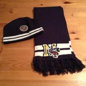 Authentic Disney Mickey Scarf & Hat