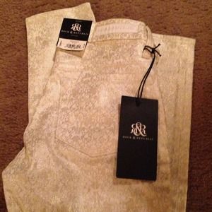 Gold design Skinny jeans