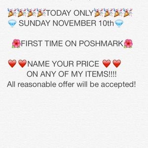 🎉🎉today only 🎉🎉