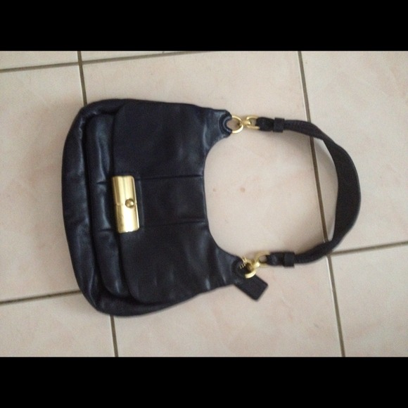 SOLD to brianne Navy blue coach purse