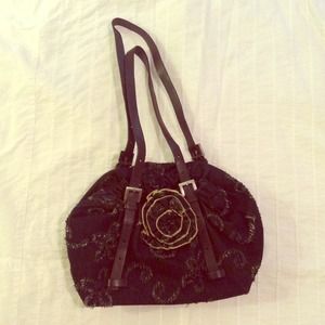 Esprit dark denim flower bag