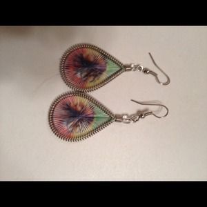 Threaded bob Marley/ lion earrings