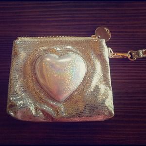 Deux lux heart wristlet
