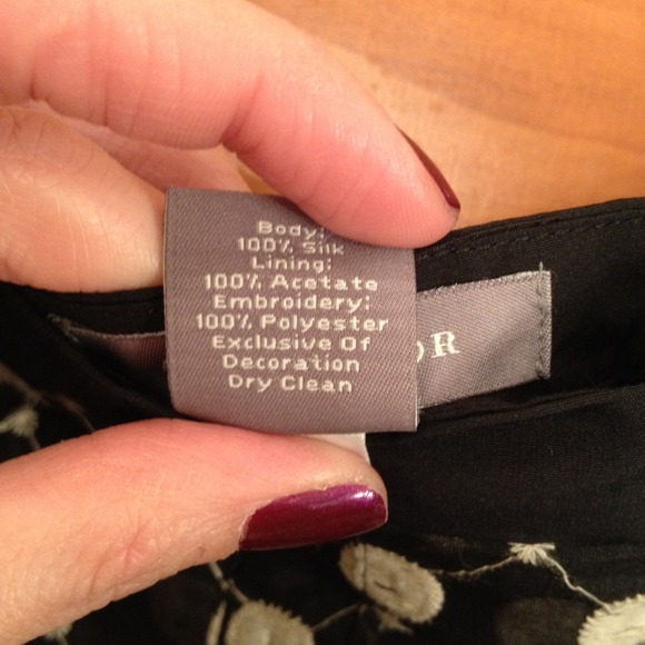 Beautiful Ann Taylor Silk Organza Polka Dot Skirt - Picture 4 of 4