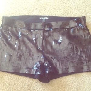 Sequin shorts