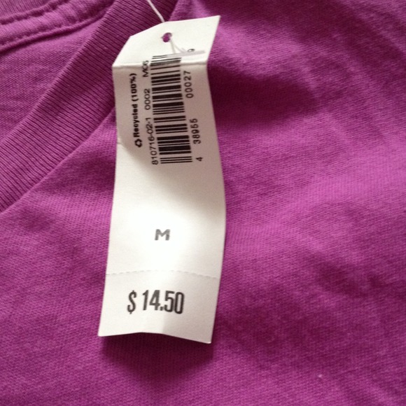 Purple Short Sleeved Tee with Flower from Old Navy - Picture 2 of 3