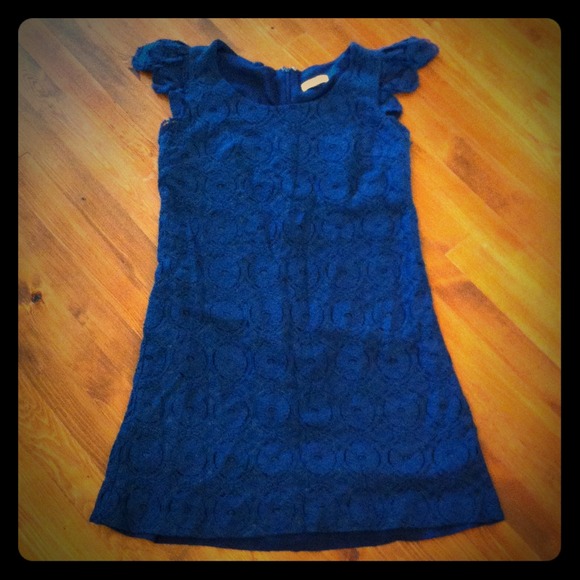 Target Merona Lace Dress in navy
