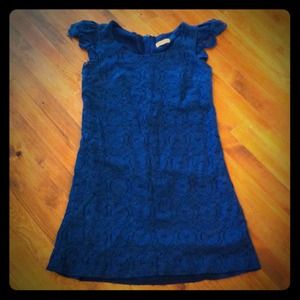 Target Merona Lace Dress in navy