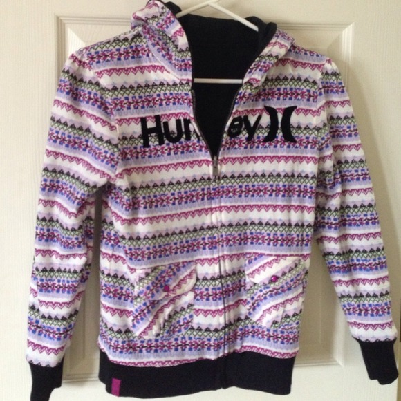 Youth XL/Ladies XS/S Hurley reversible sweatshirt - Picture 3 of 4