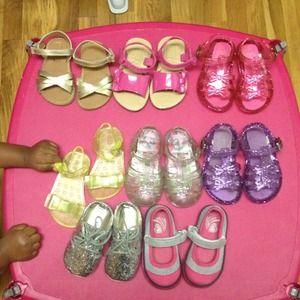 🔥BUNDLE! 8pairs of Baby Girls Sandals and Shoes!
