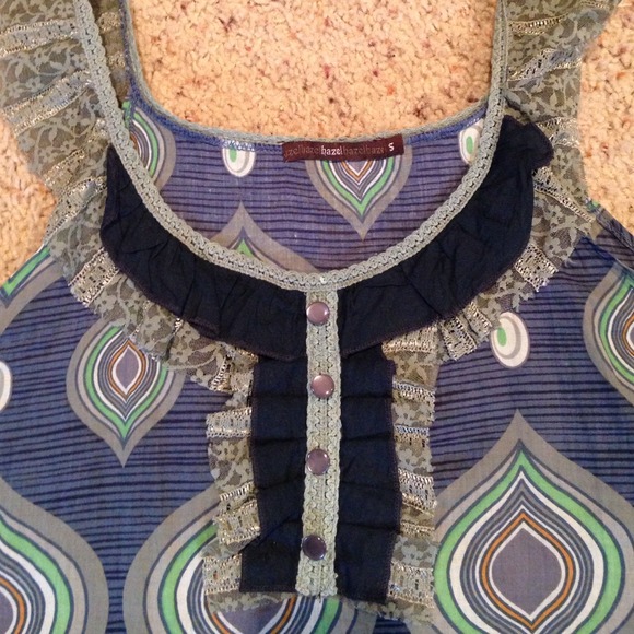 Navy/grey Tunic - Picture 2 of 3