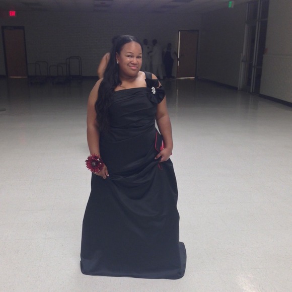Black formal dress