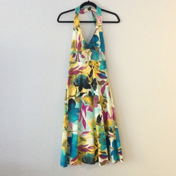 Zara basic halter dress