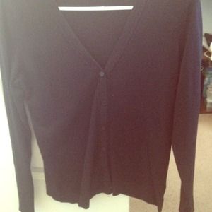 Black long sleeve sweater top