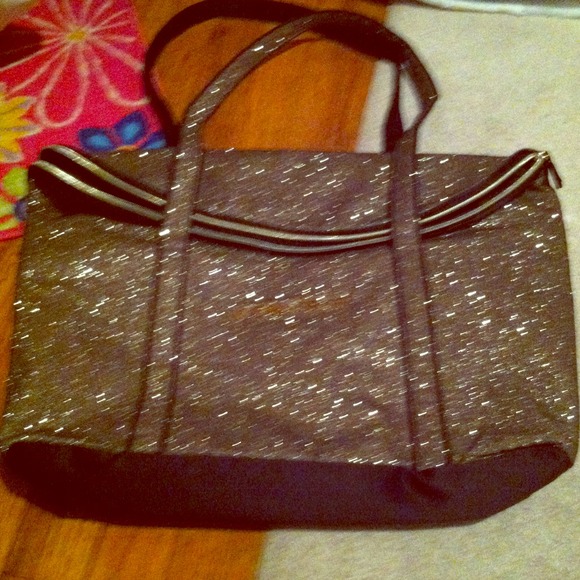 Glittery gold ✨ Victoria's Secret tote bag!