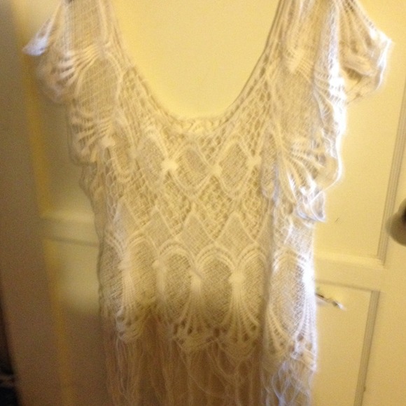 Beige Crochet top