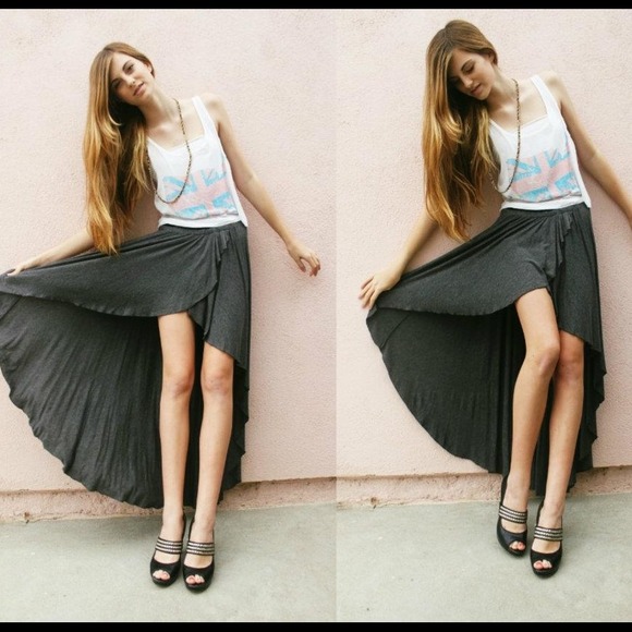 Brandy Melville High Low Skirt
