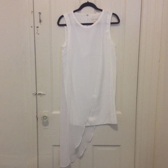 Unique white dress