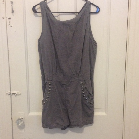 Gray romper