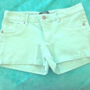 Teal shorts