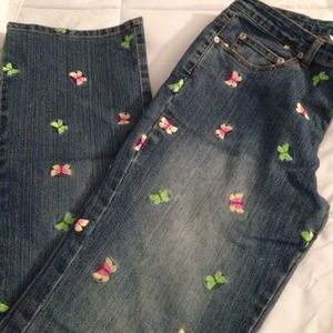 Lily Pulitzer Embroidered Jeans