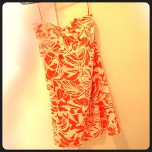 A.E. Strapless crinkle sun dress