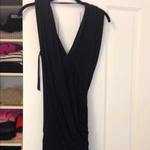 BCBG simple black cocktail dress