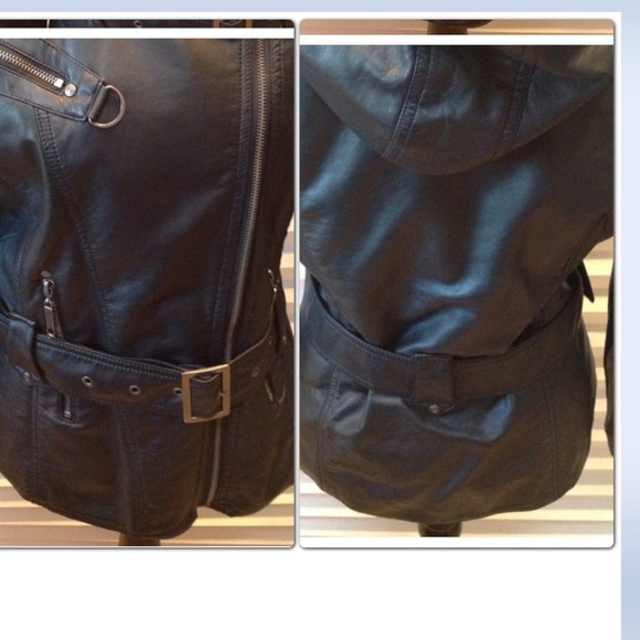 Faux Leather Jacket - Picture 3 of 4